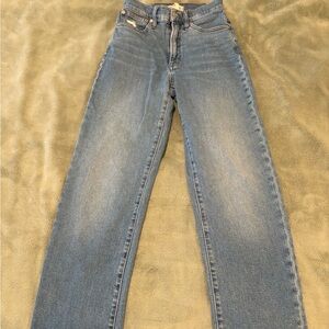 Madewell Light Blue Straight Leg Jeans
